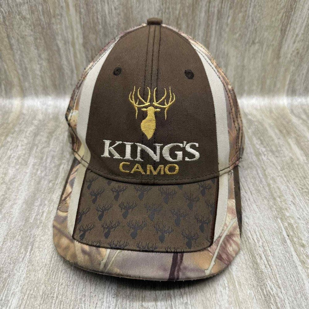 Kings Camo Adjustable Baseball Cap‎ Hat Mountain Shadow Woddland Camoflage